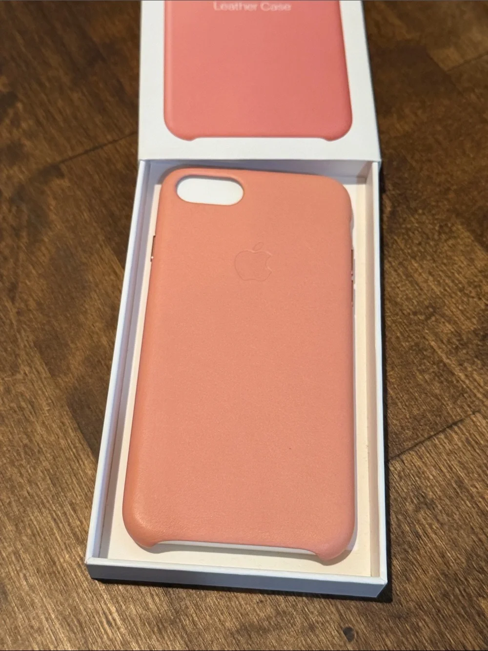 Apple iPhone 8 pink leather case NEW